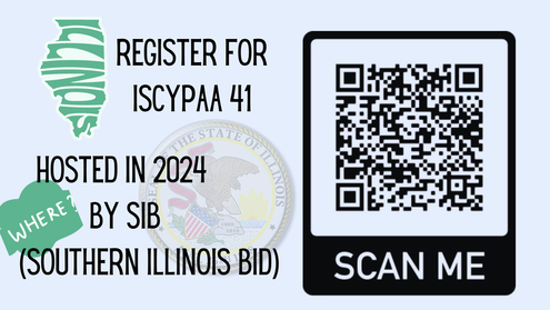 QR Code to register for ISCYPAA 41